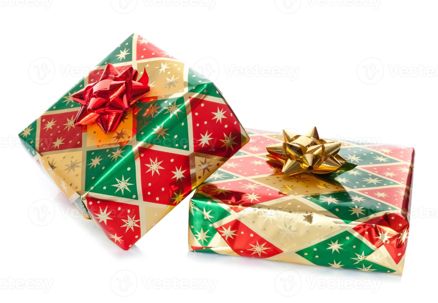 Colorful gift boxes photo