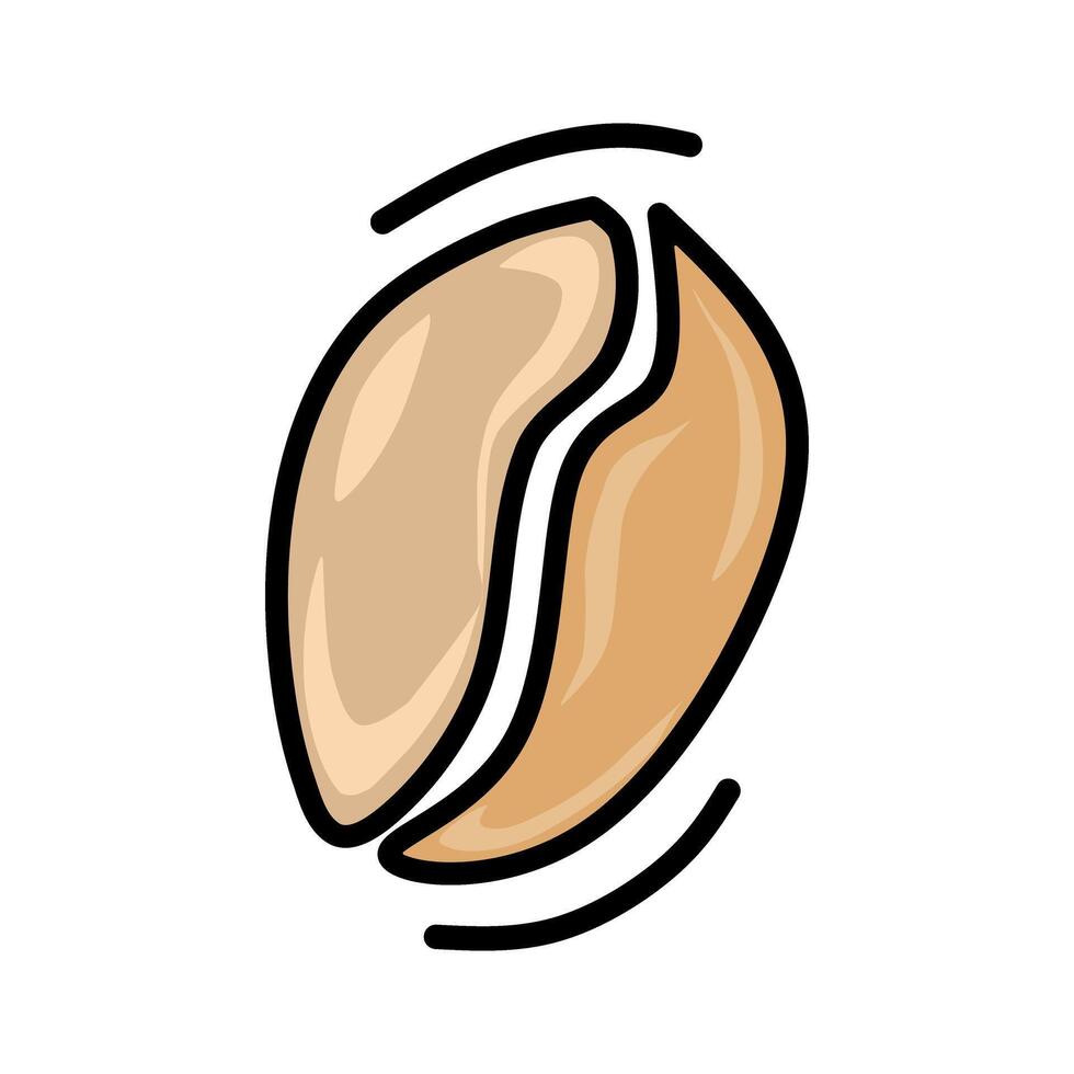 Close-up of Fresh Coffee Beans vector