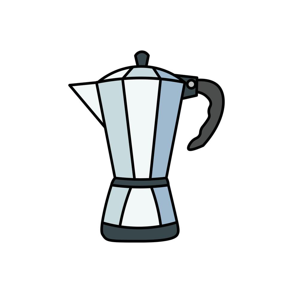 Coffee Maker Brewing Fresh Coffe vector