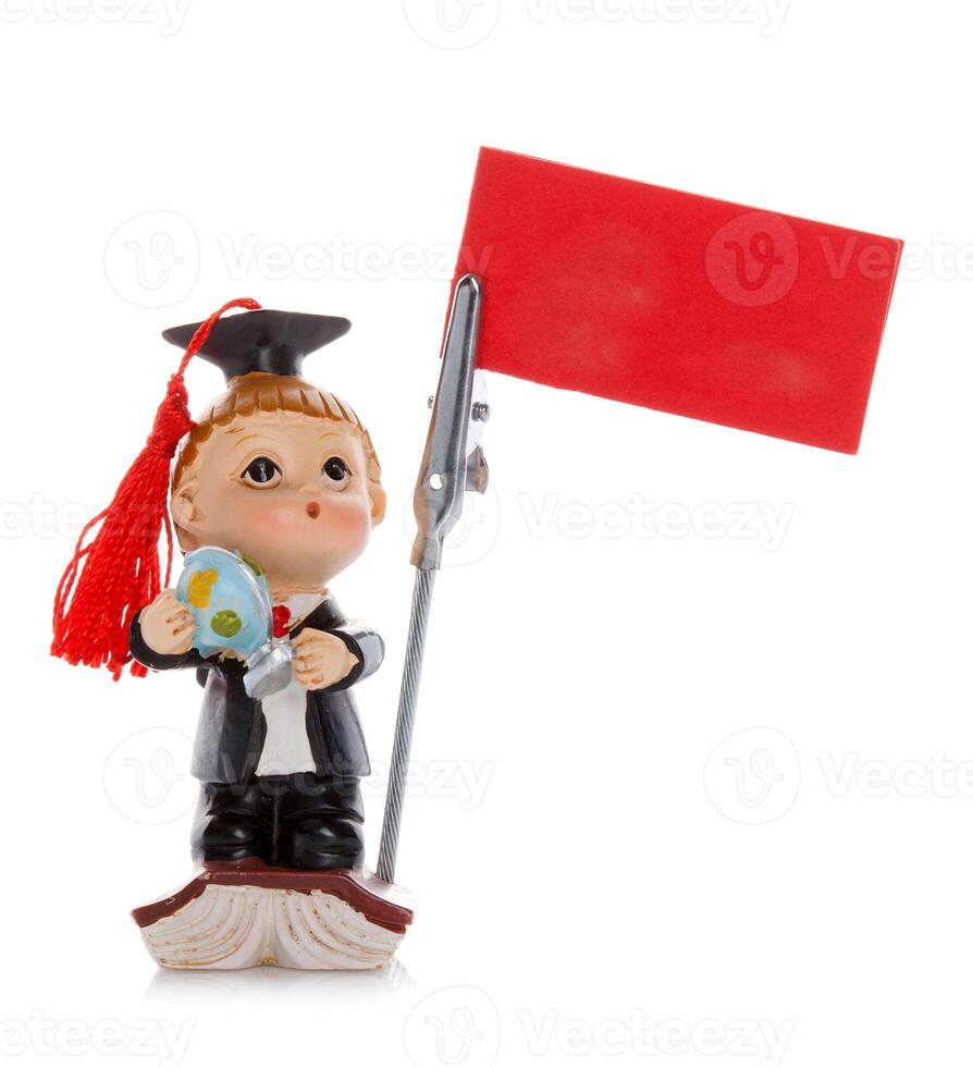 Figurine of a young graduate photo