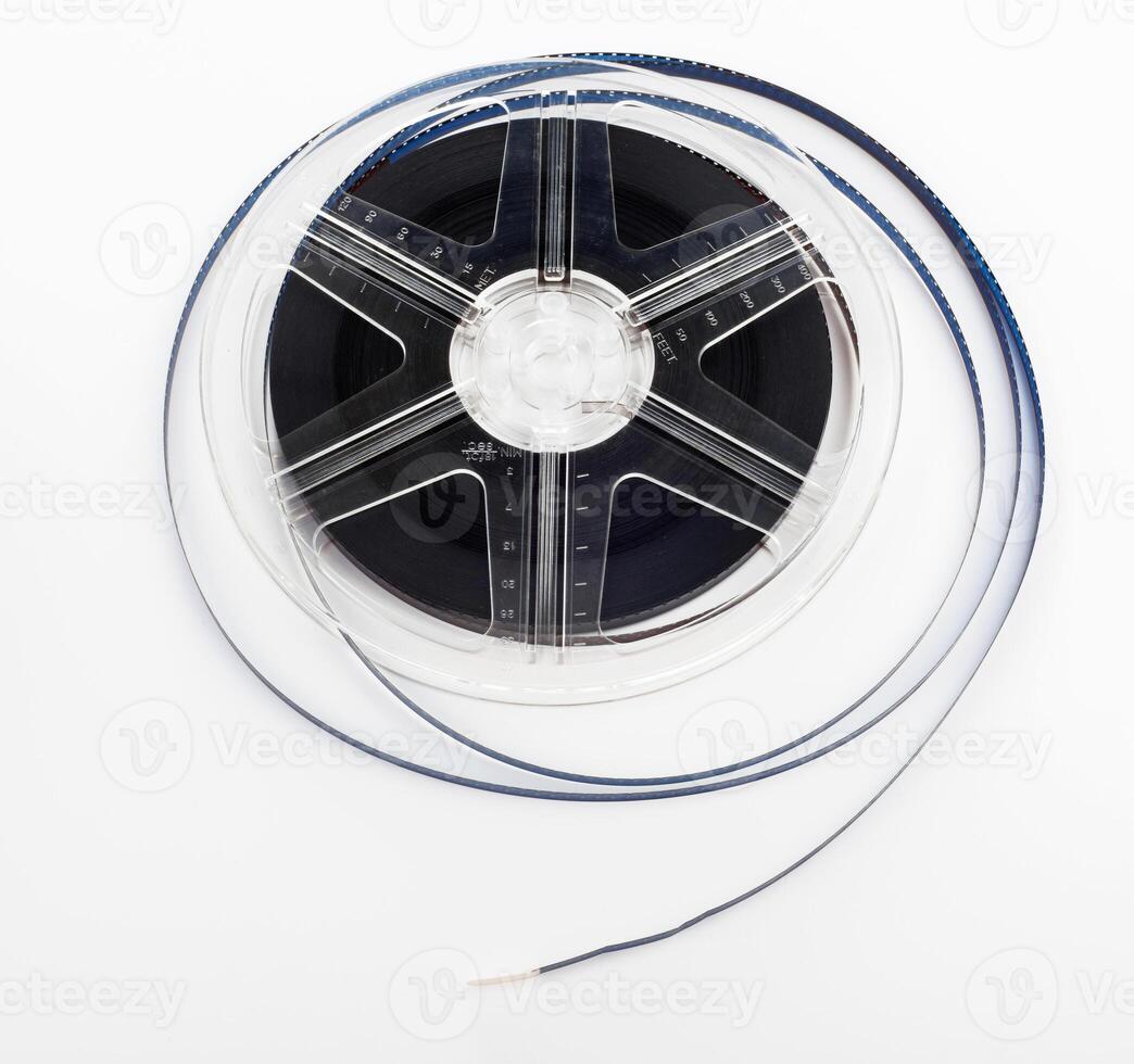 Retro film reel photo