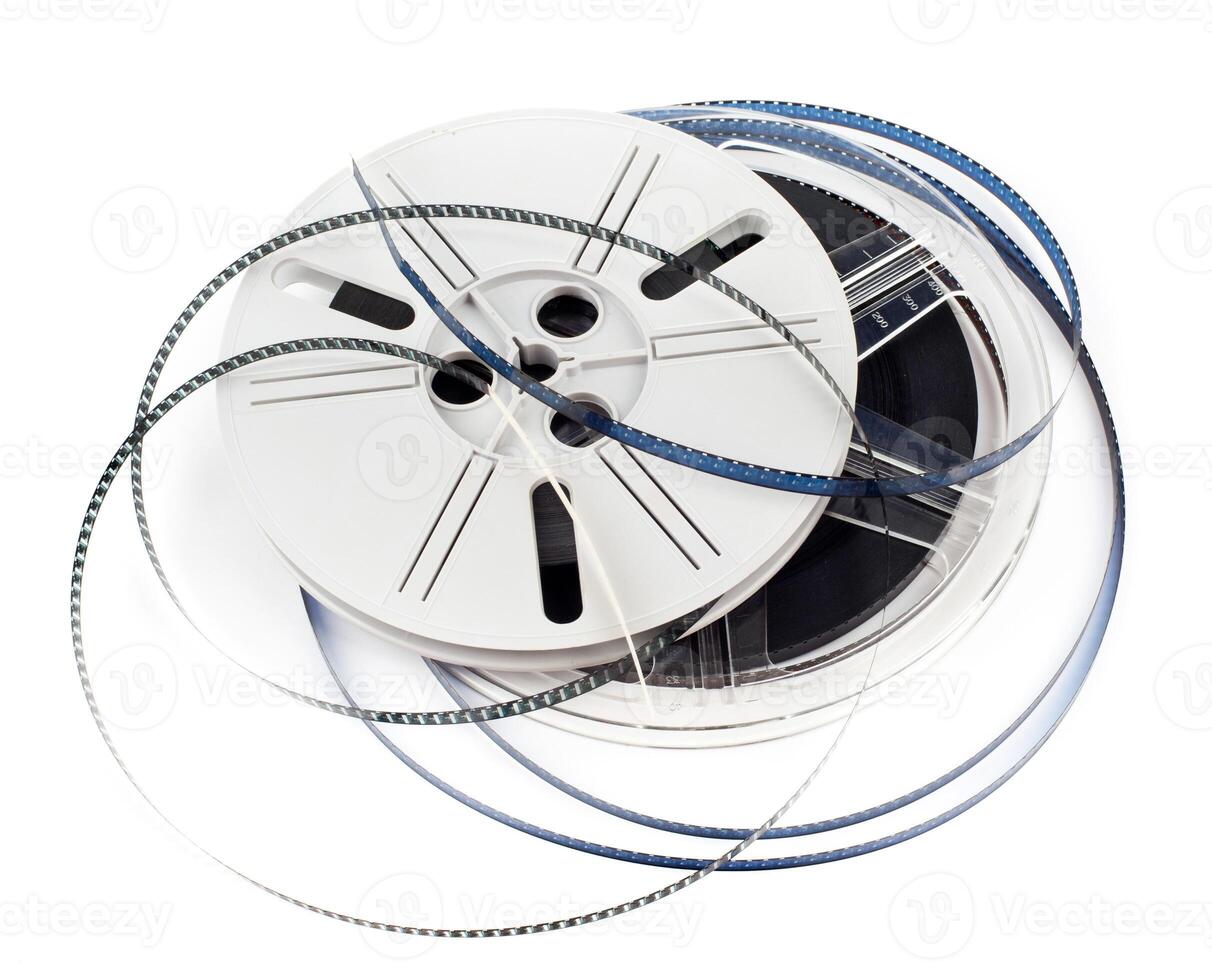 Retro film reel photo