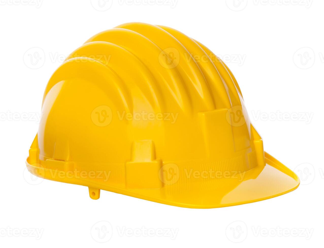 Isolated yellow helmet photo