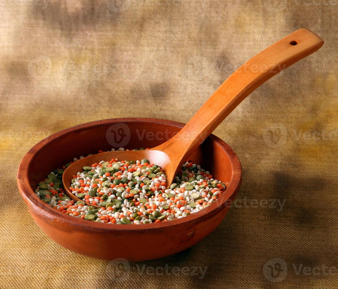 Mixed vegetables in bowl photo