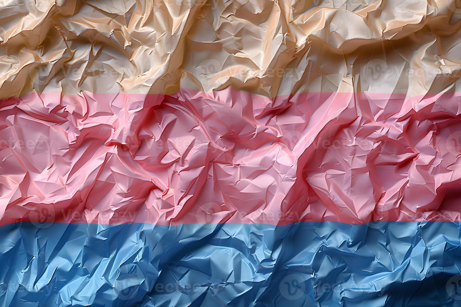 Luxembourg Flag on Crumpled Fabric Texture for Artistic Backgrounds photo