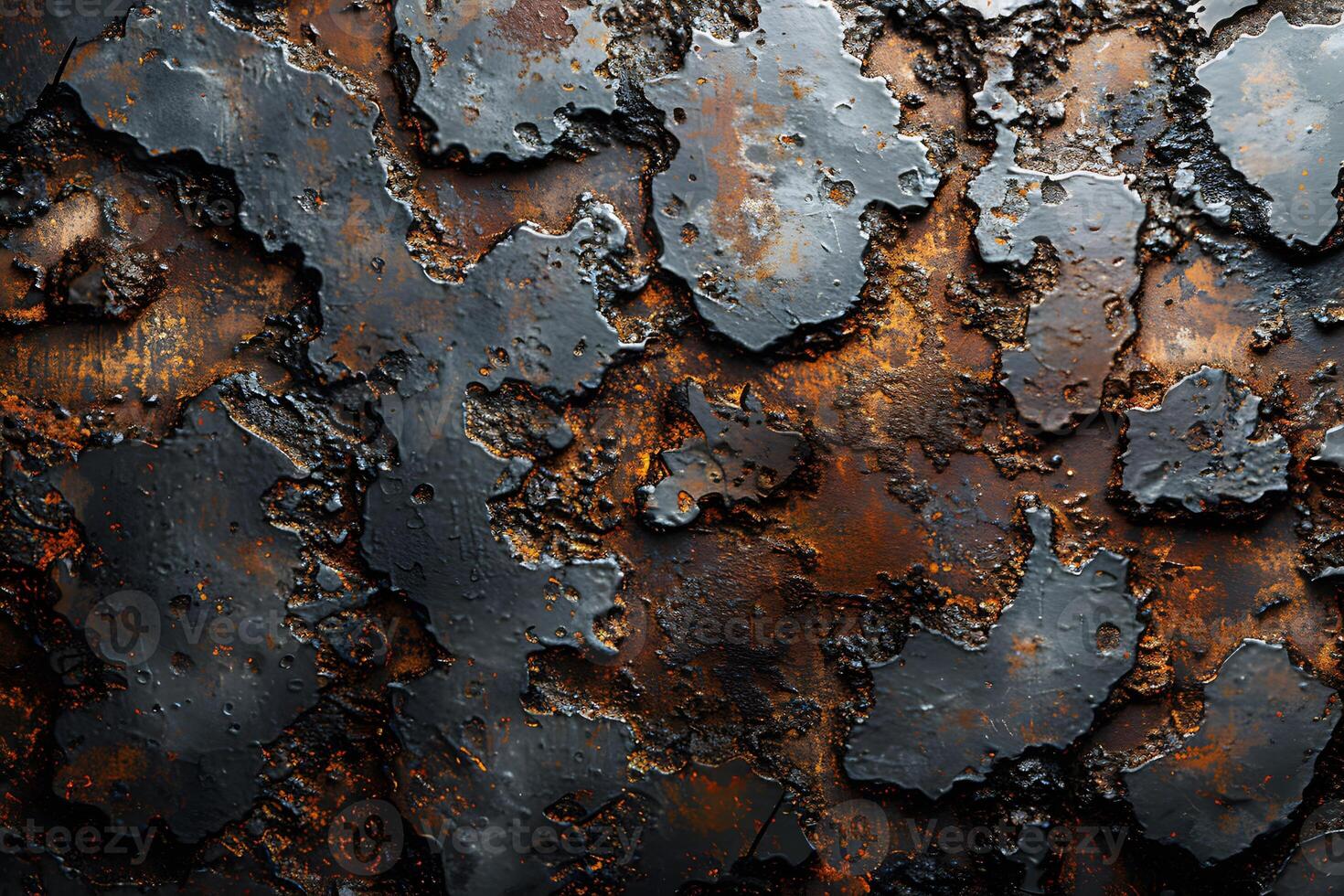 Abstract Textured Rust and Metal Surface for Industrial Design photo