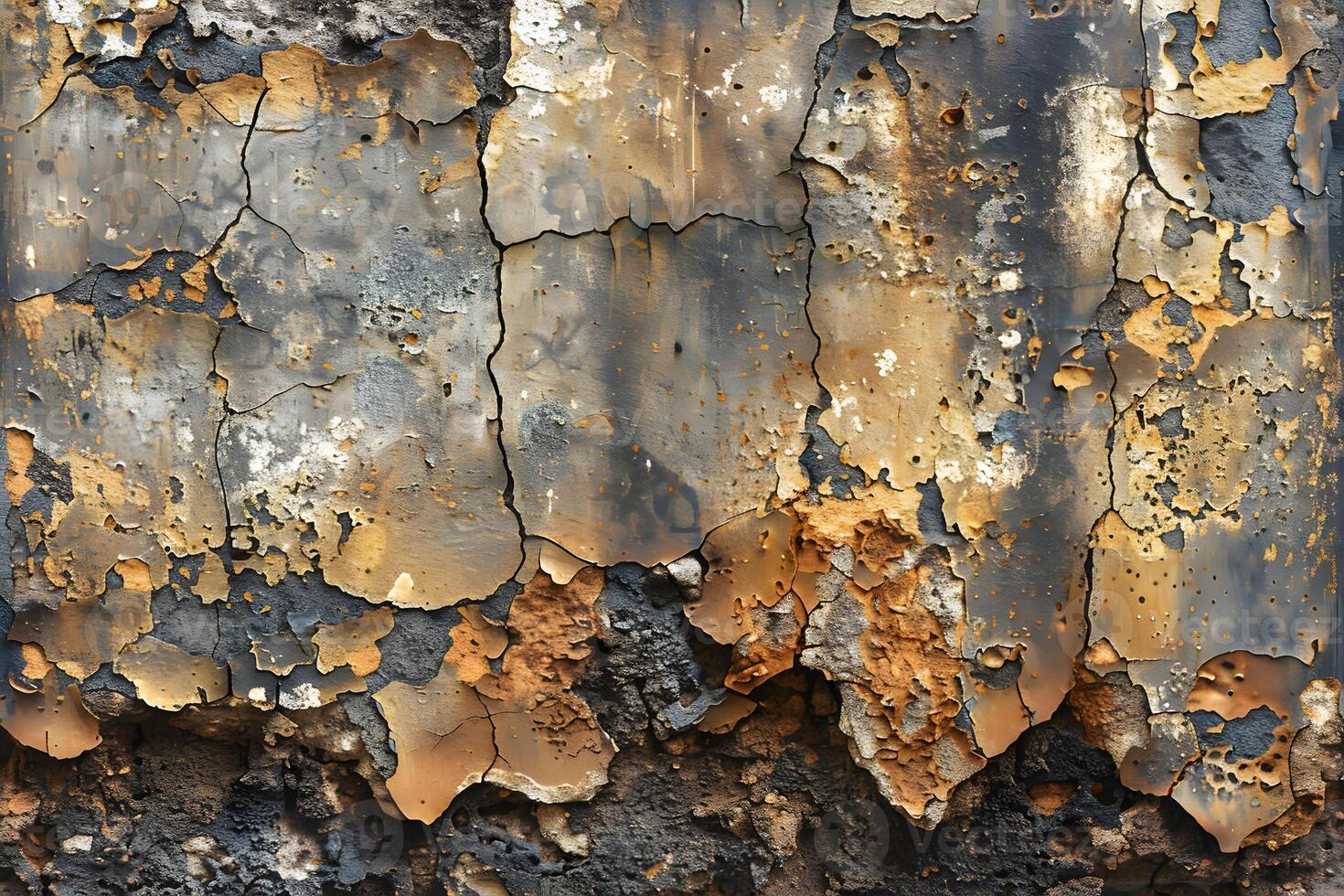 Weathered and Cracked Paint Texture for Backgrounds photo
