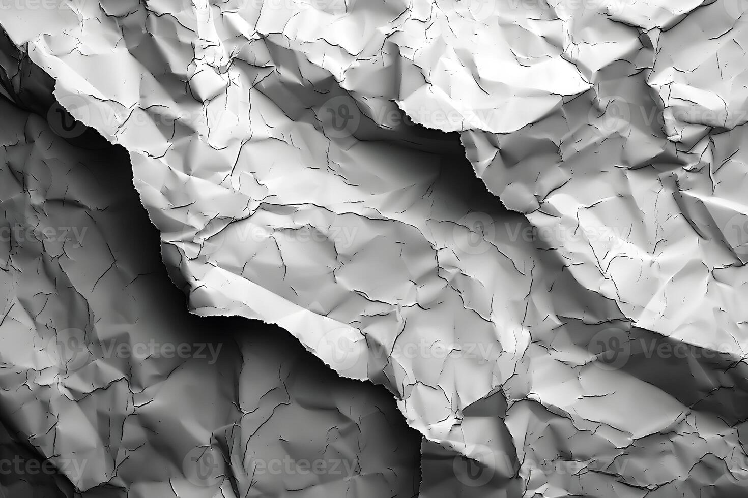 Abstract Textured Background of Crumpled Paper for Design and Art Projects photo