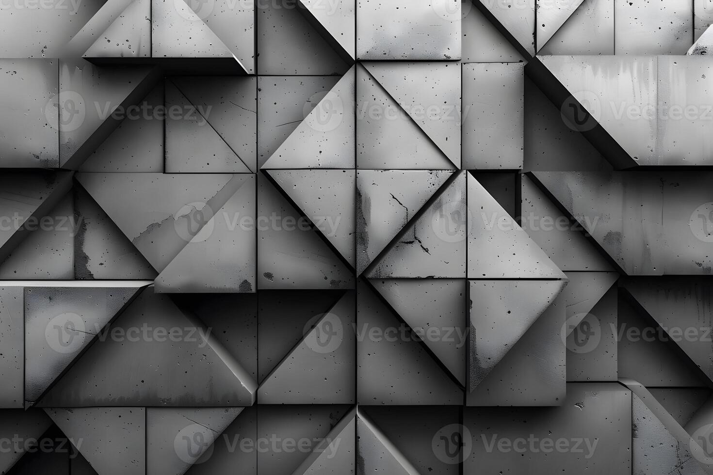 Monochrome Geometric Abstract Design for Modern Architecture and Interior Art photo