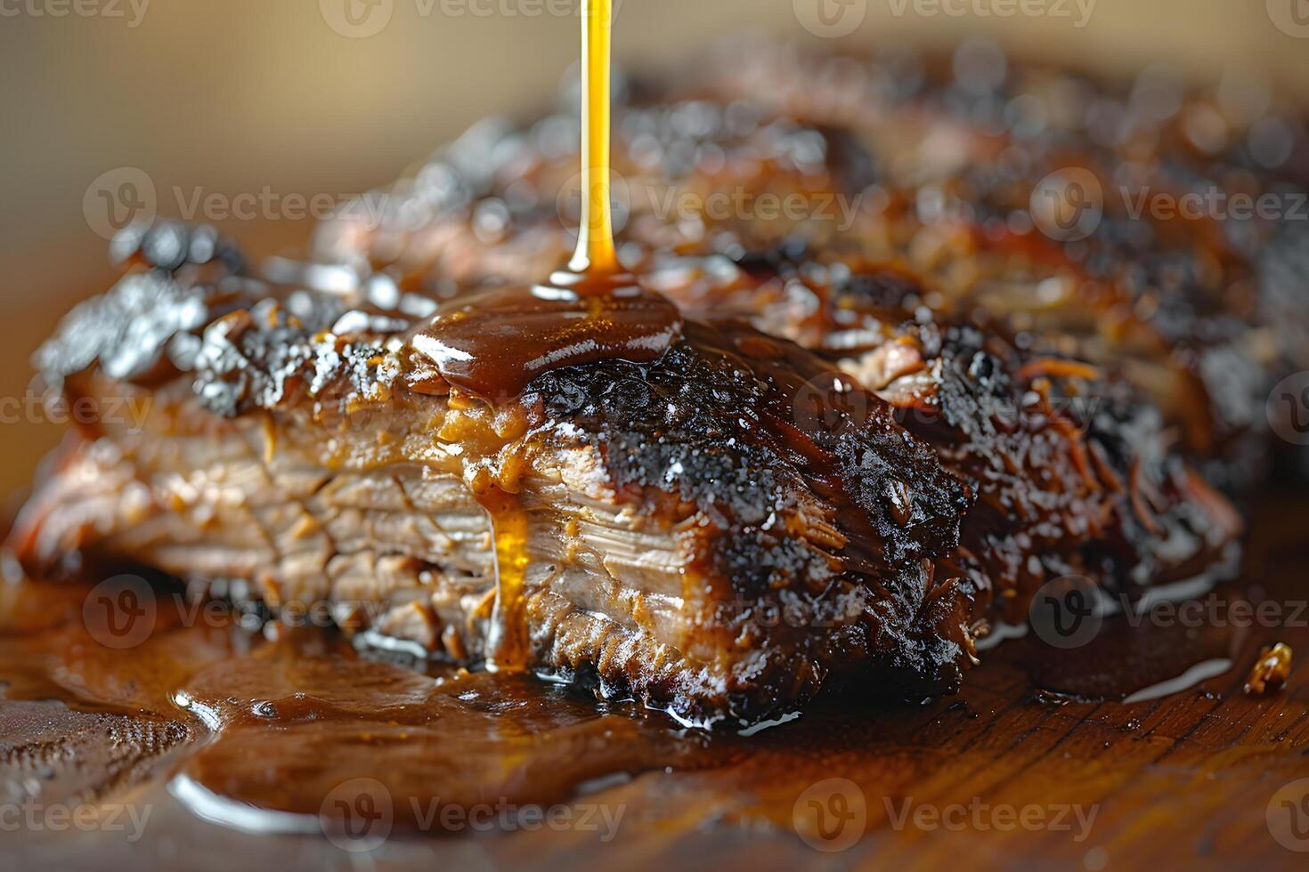 Succulent Barbecue Ribs with Honey Glaze for a Delicious Feast photo