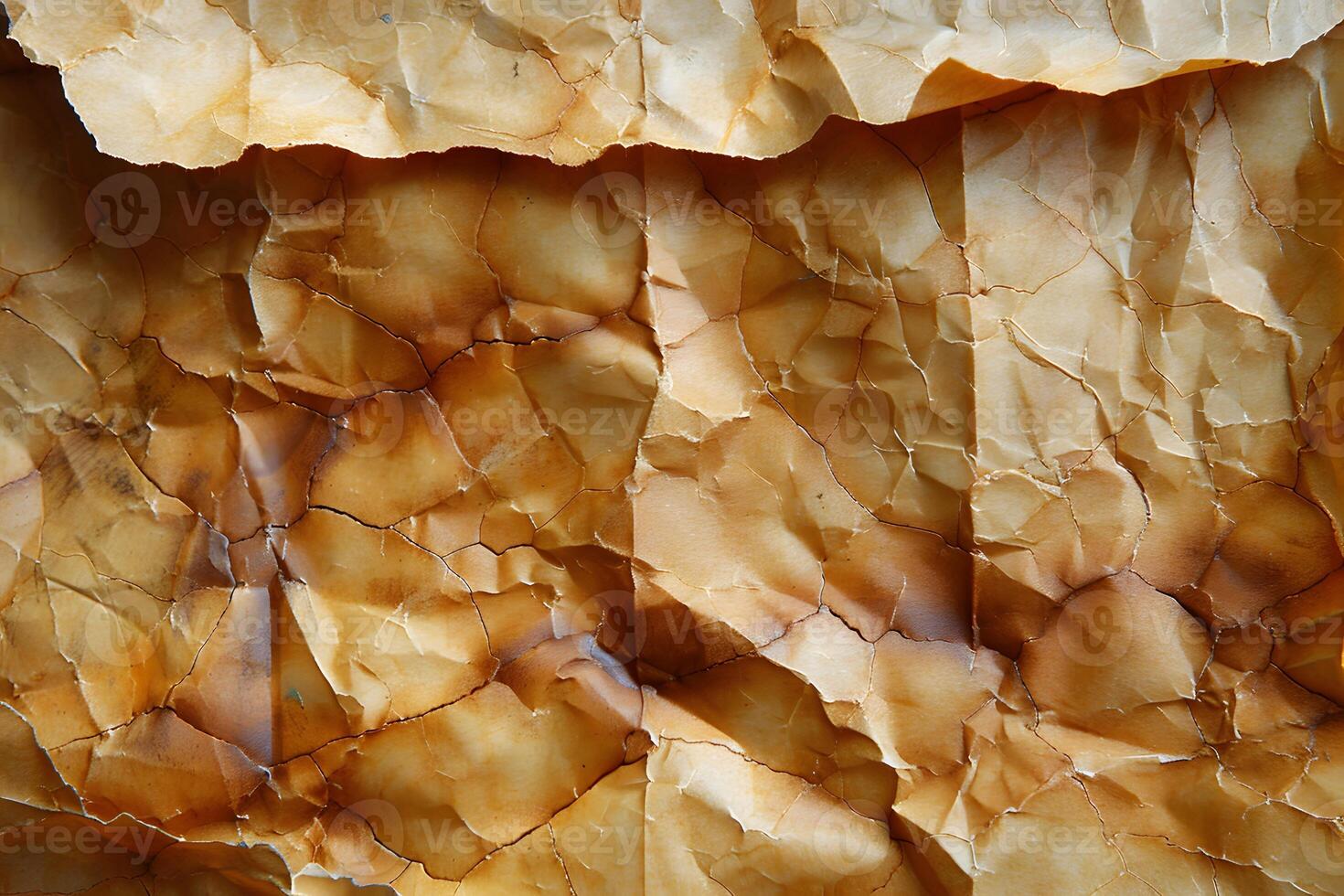 Textured Abstract Background with Cracked and Wrinkled Paper Design photo