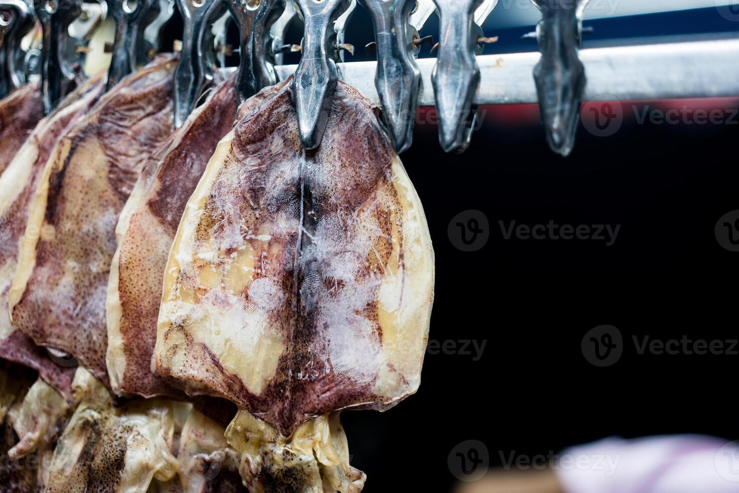 Grilled sea food dried squid photo