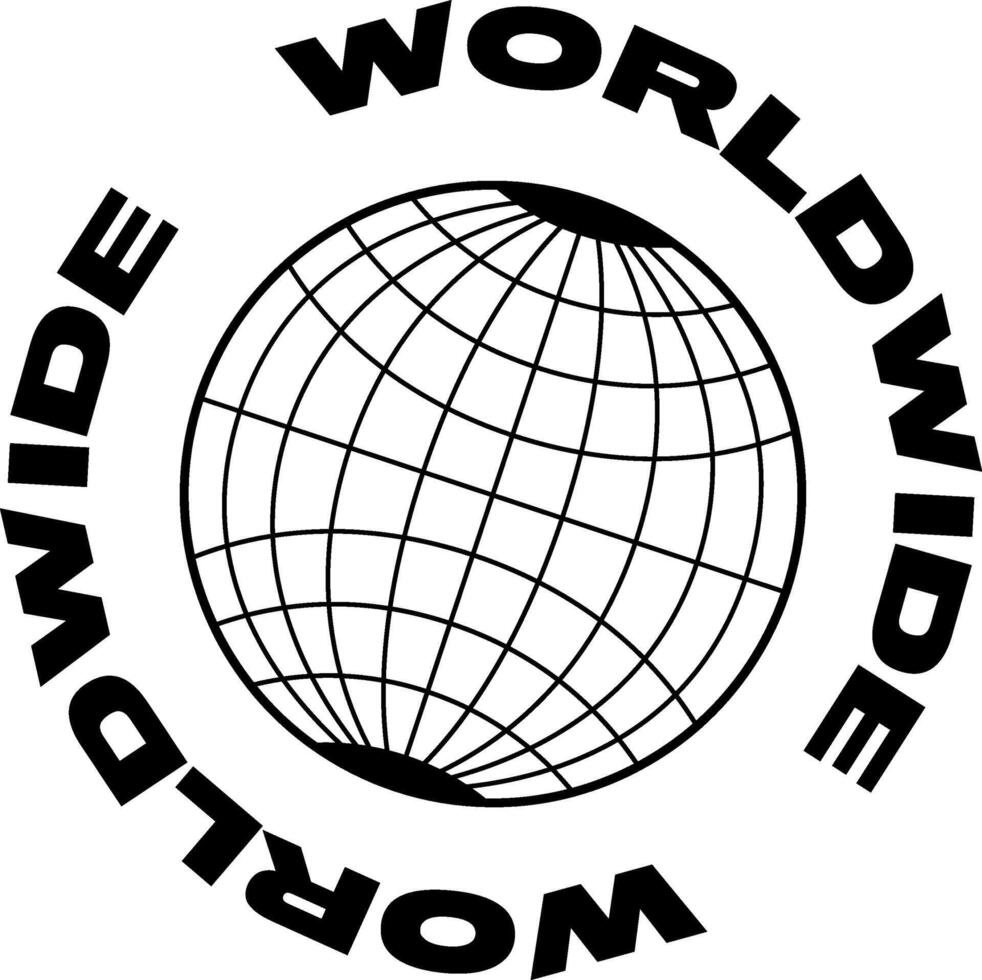 The worldwide mfg logo vector