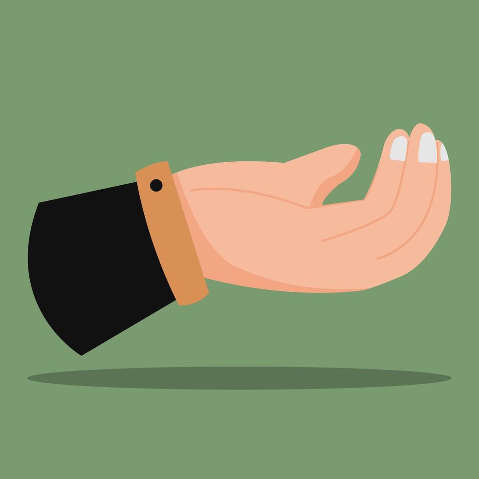 A hand is shown with a green wristband and a blue bracelet vector