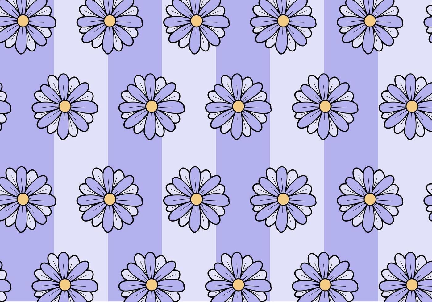 Violet Flower Pattern Background vector