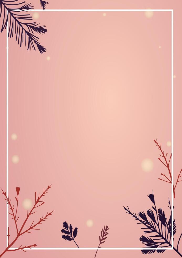 Free christmass and new year background chat template vector