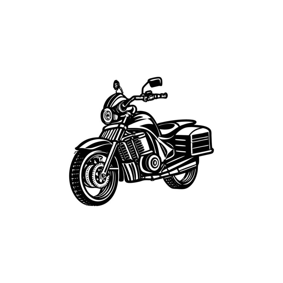 Motorcycle icon illustration vector