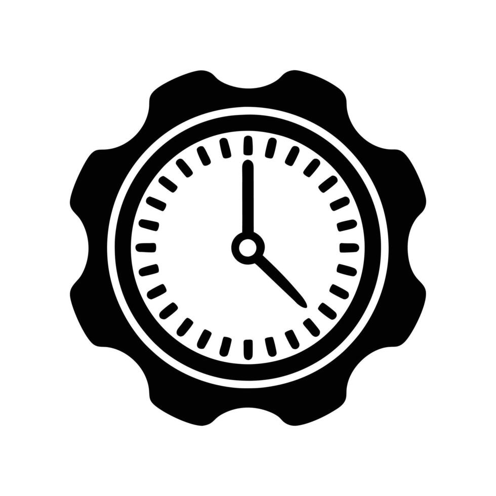 Scheduling and Time Icon - Clock Symbol for Event Invitations and Planning Designs vector