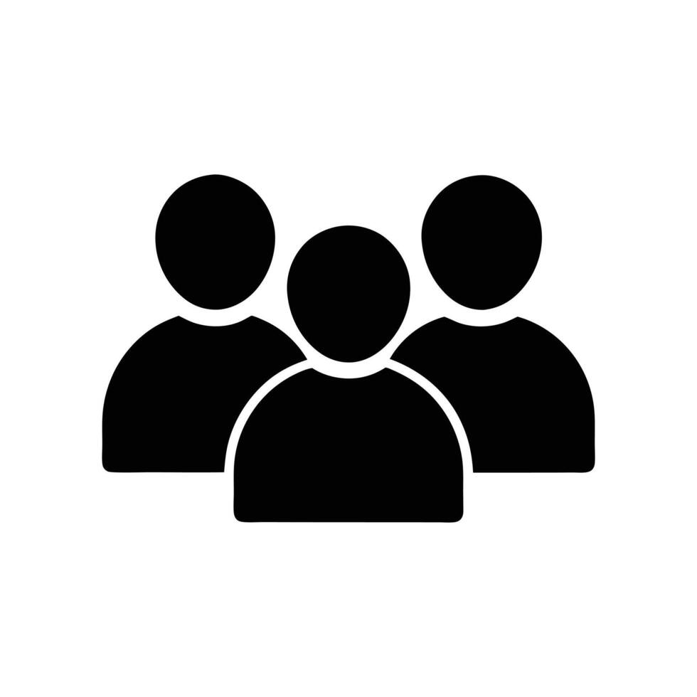 Teamwork Icon - Group Collaboration Symbol for Business and Workplace Leadership vector
