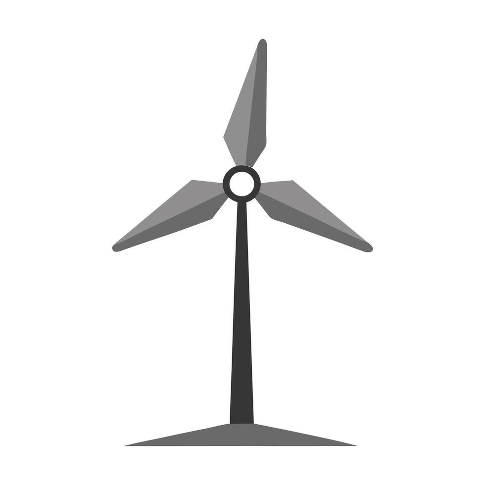 Wind Turbine Icon - Renewable and Sustainable Energy Design for Green Solutions vector