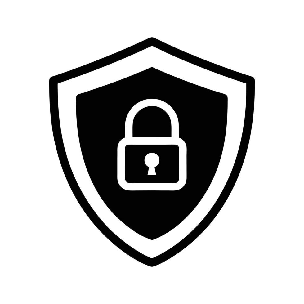 Network Security Icon - Cybersecurity Design for Data Protection, Encryption, and Online Safety vector