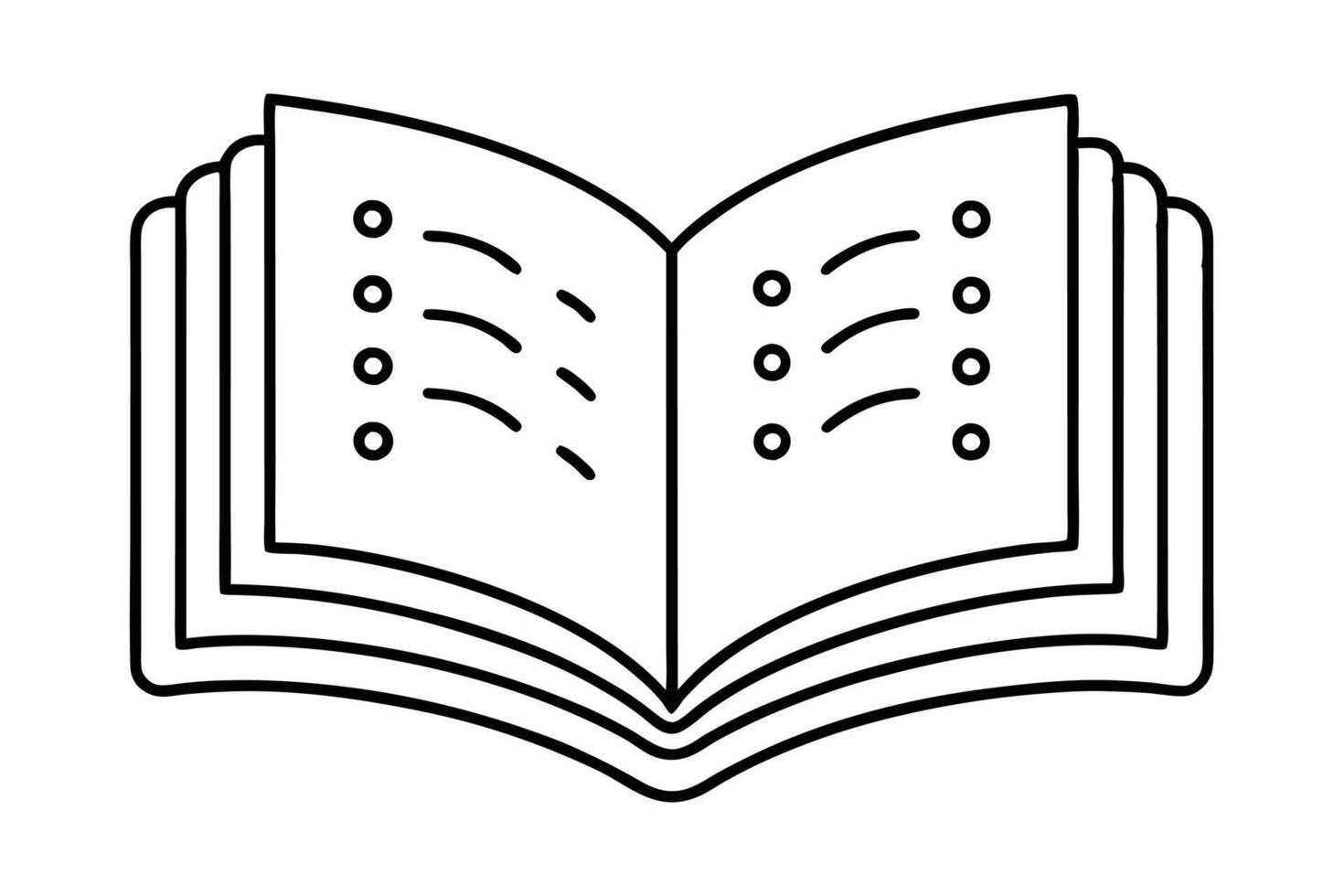 Braille Accessibility Illustration - Highlighting Literacy for World Braille Day vector