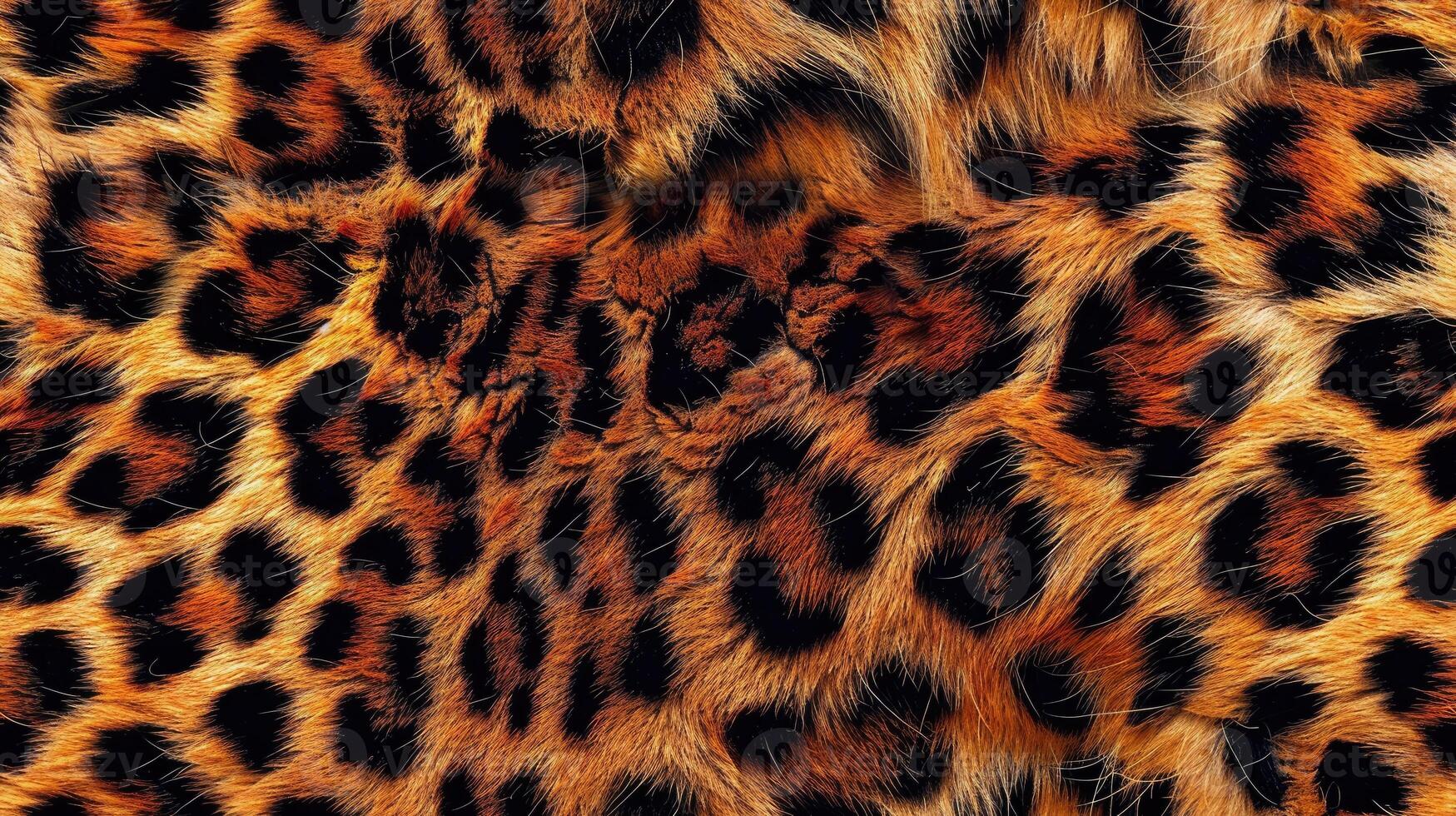 A close up of a leopard skin photo