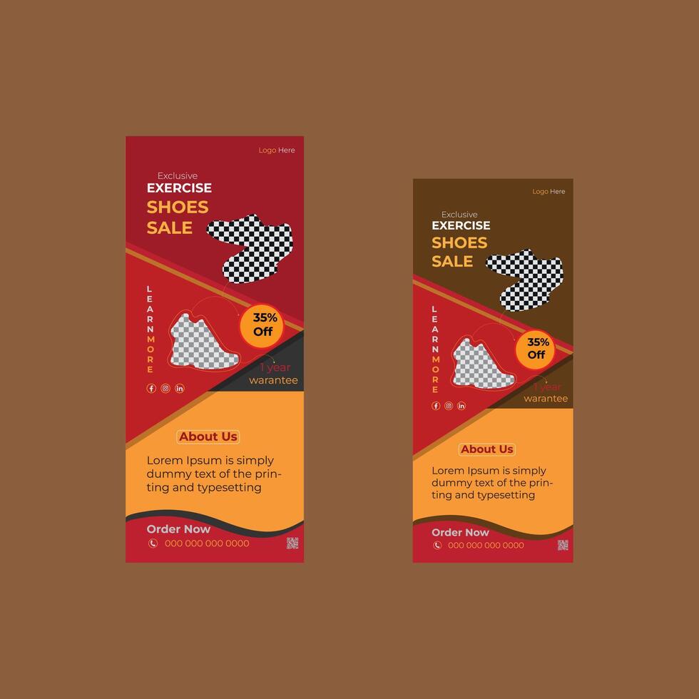 Roll up Banner Design vector