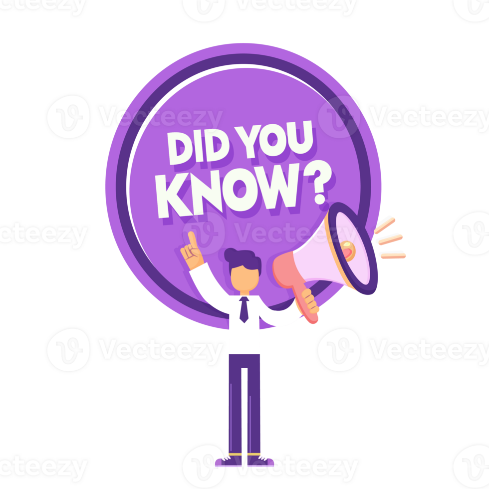did you know question isolated on transparent background png
