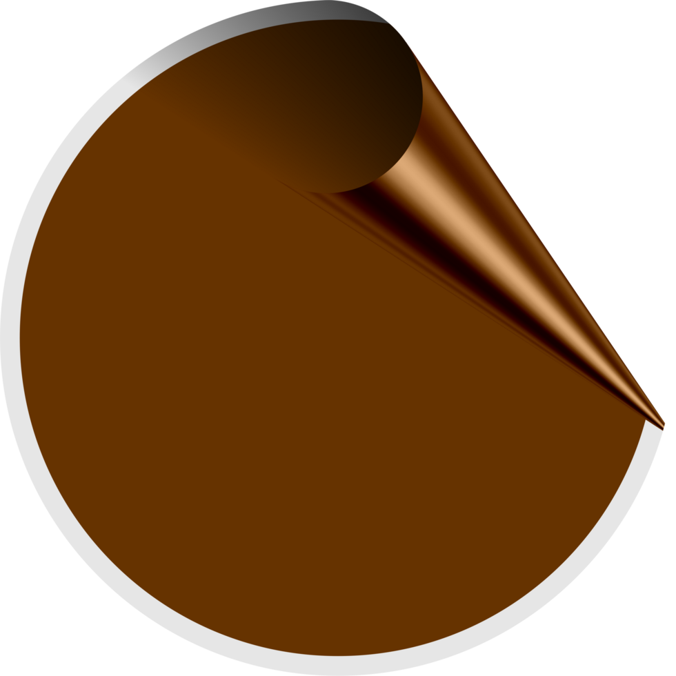 Walnut Shades Circle Shape Peel Effect png