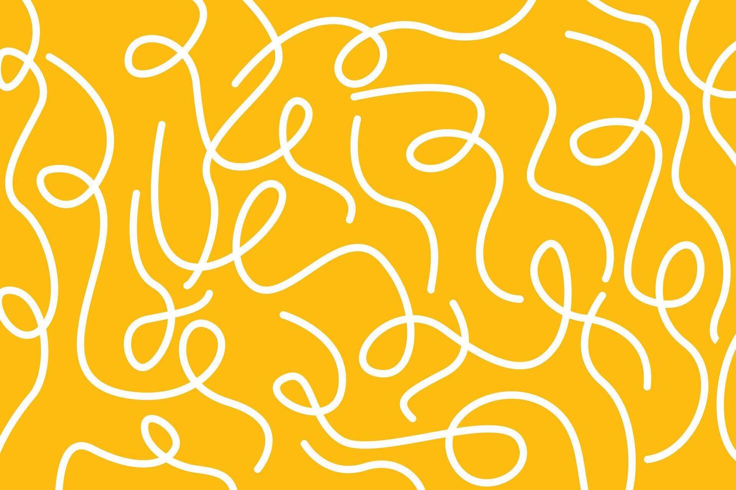 Simple abstract squiggle style seamless pattern perfect for modern playful designs. vector