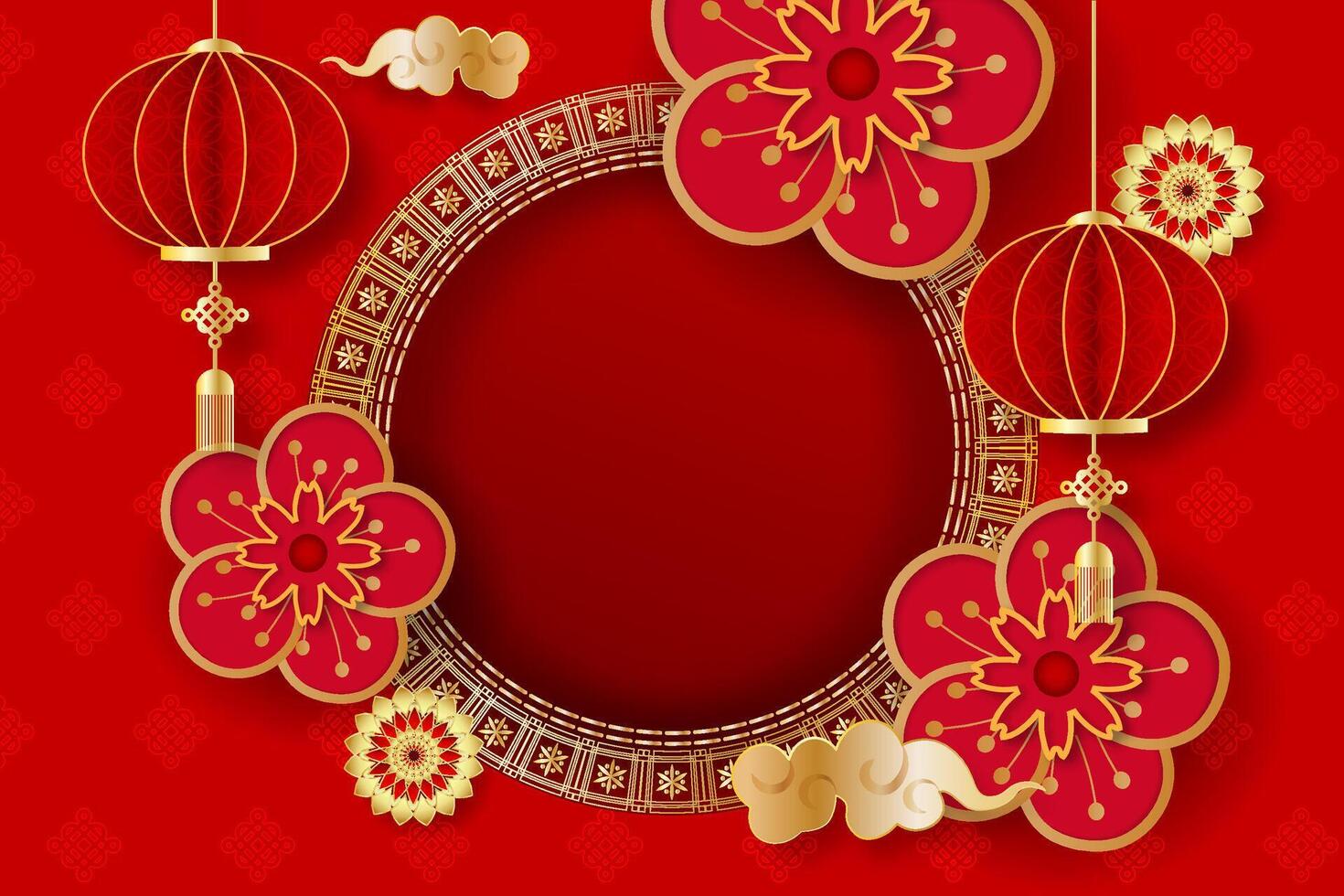 Chinese New Year festival banner. Year of the Snake. vector