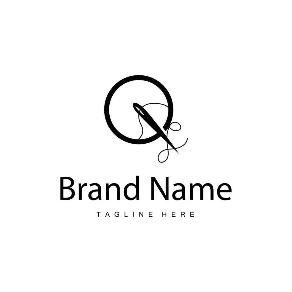 Tailor logo template design vector