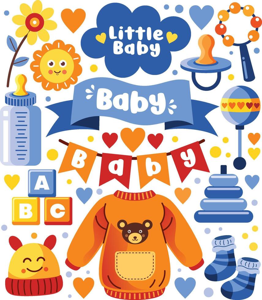 Baby Elements Illustration vector
