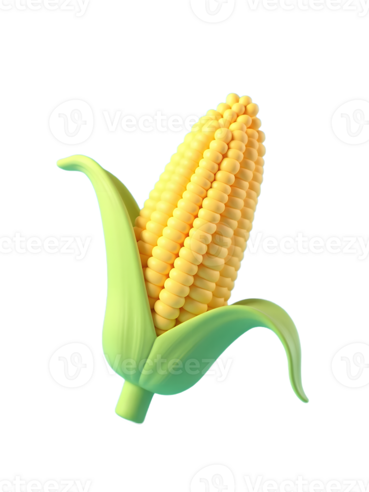 isolated fresh ripe corn png