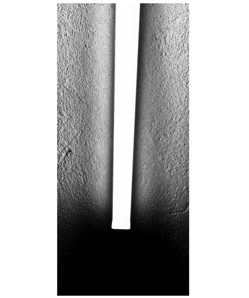 un' nero e bianca foto di un' leggero lampadina png