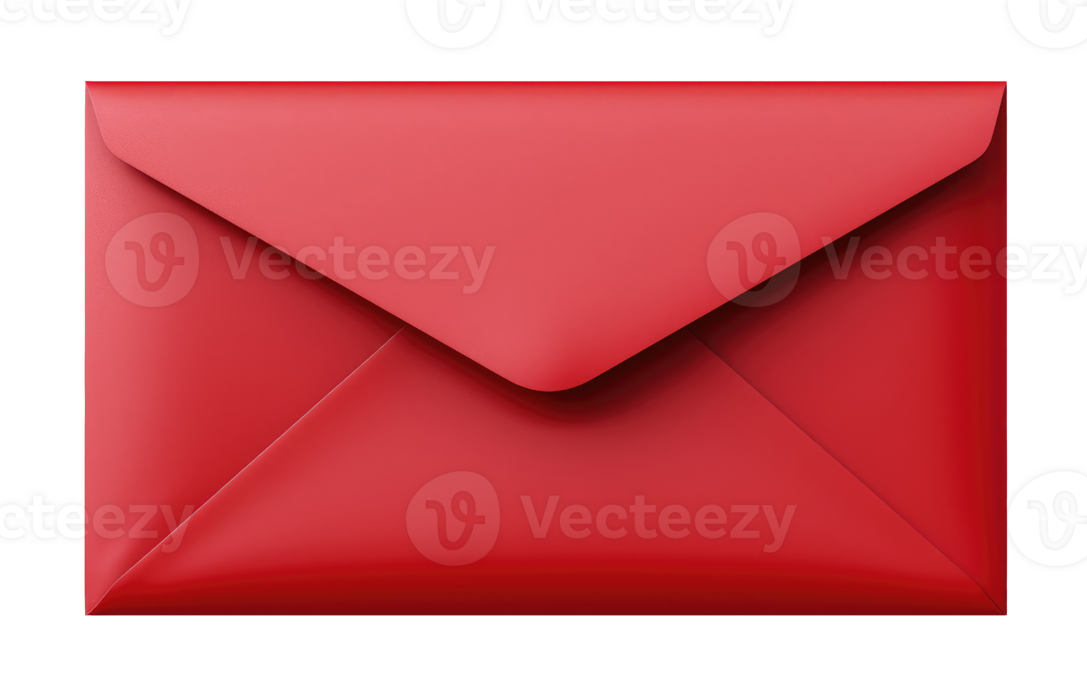 Red envelope isolated on transparent background png