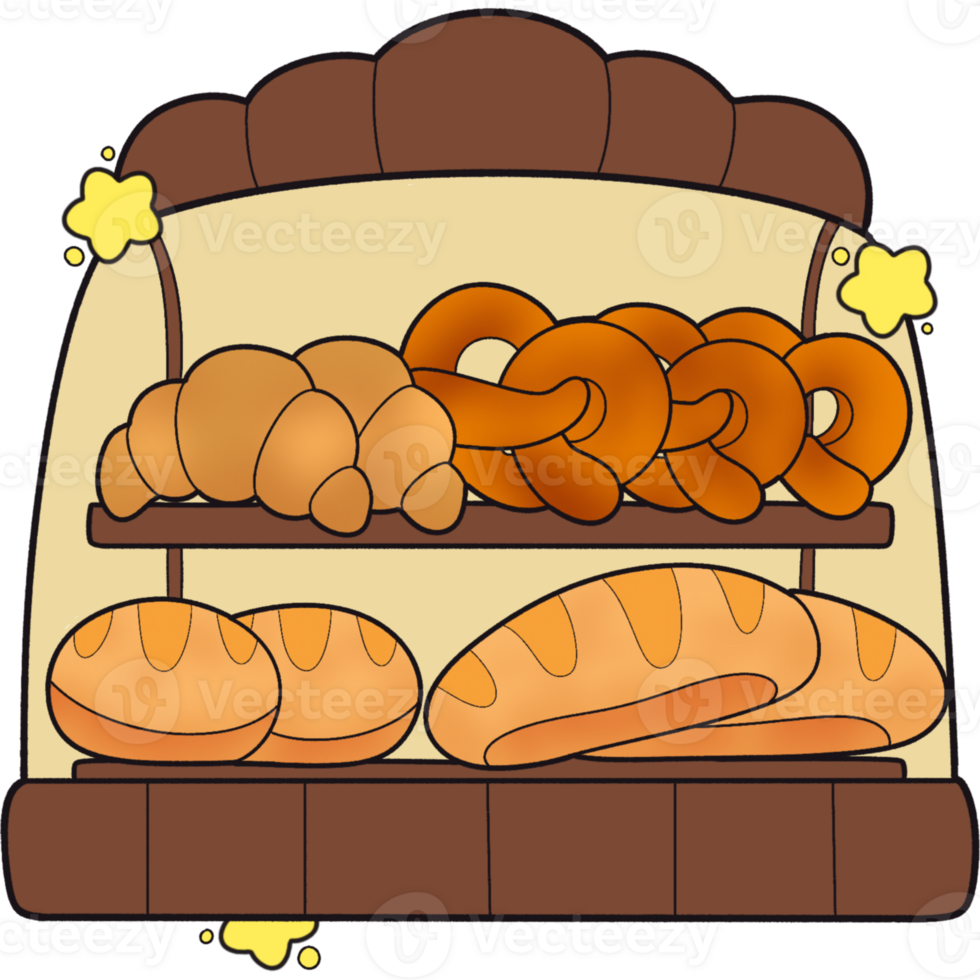bakery showcasing fresh bread and pastries png