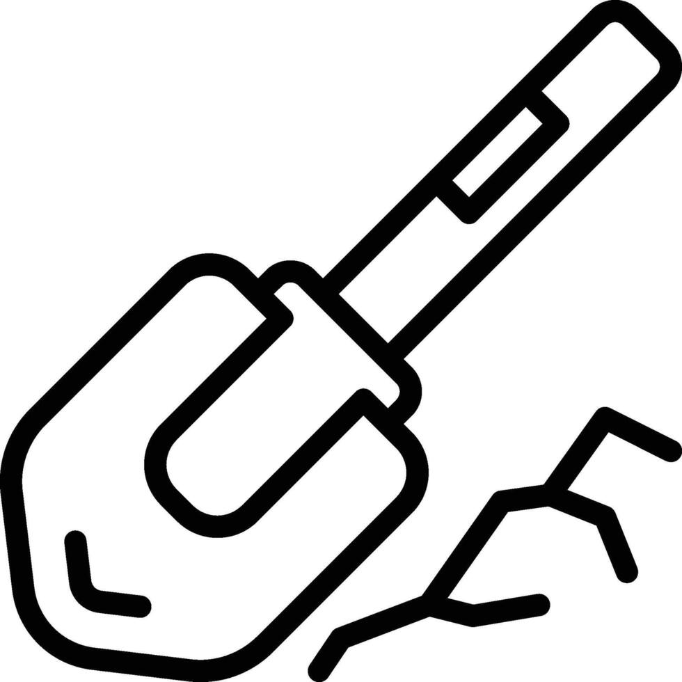 Shovel Icon. Mining Shovel Icon vector
