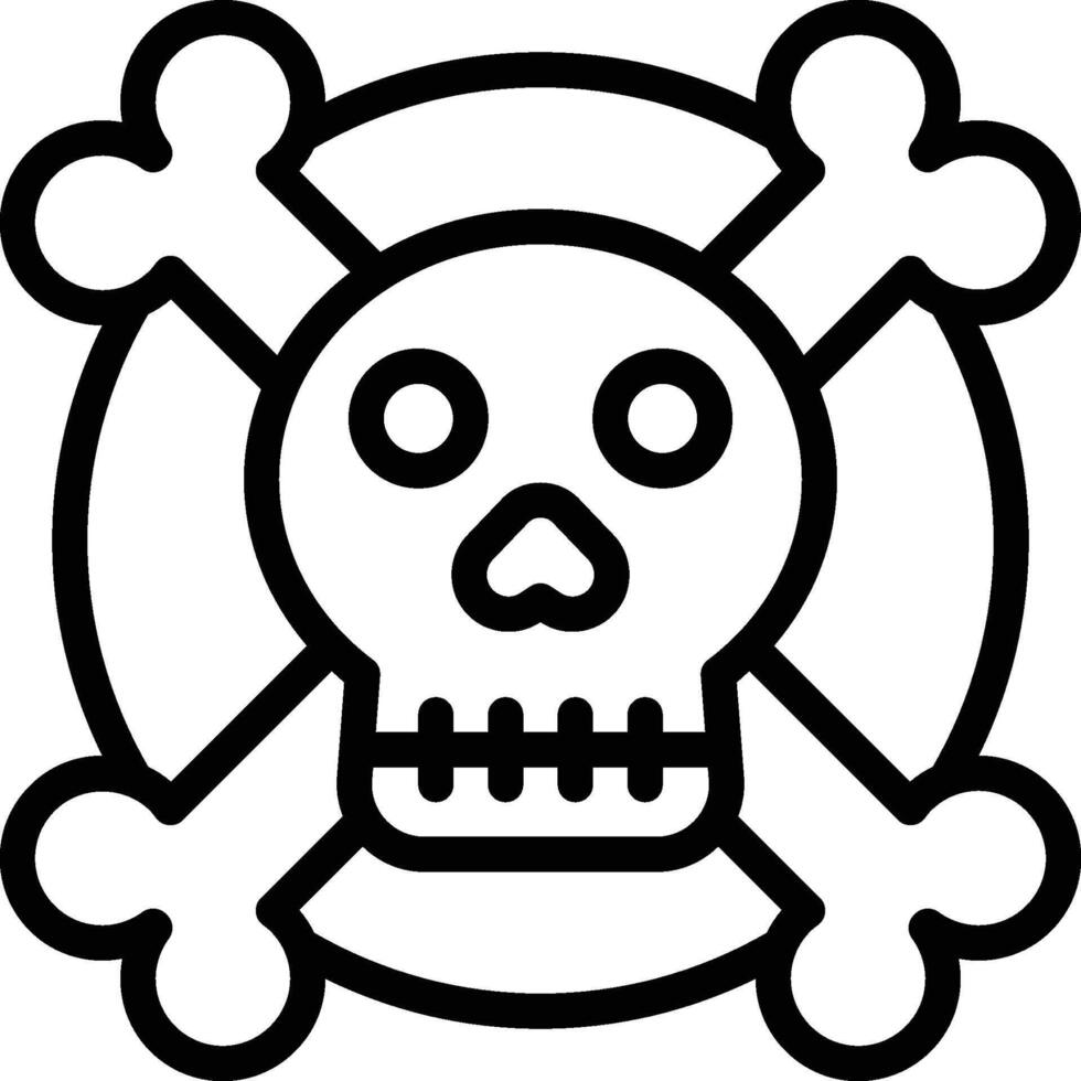 Danger Icon. Attention icon line art vector