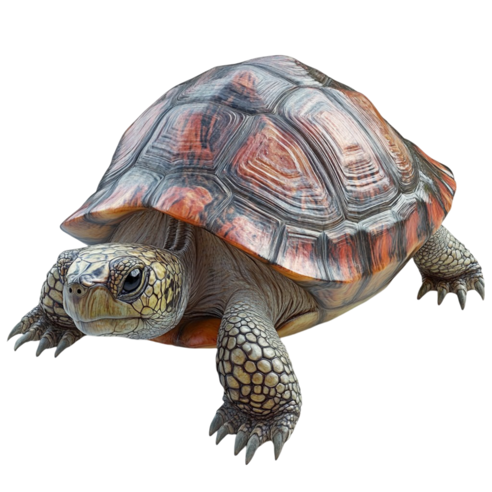 Walking Turtle with Realistic Details png
