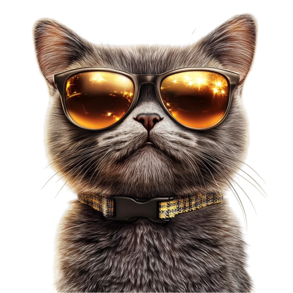 Cat in Sunglasses with Attitude png