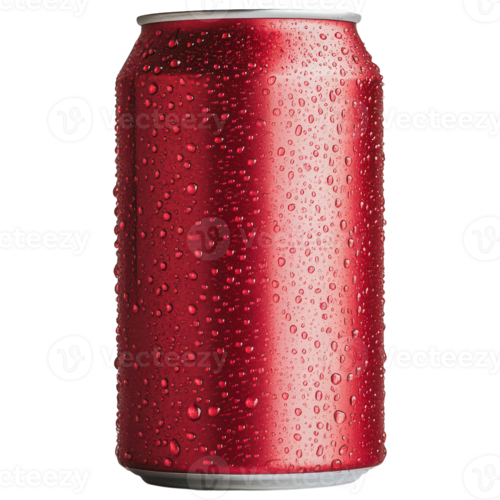 A can of soda with water droplets on it png