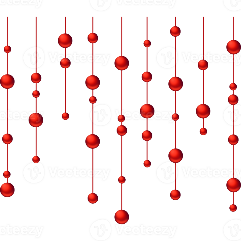 Christmas Hanging Mobile. Christmas balls hanging. png