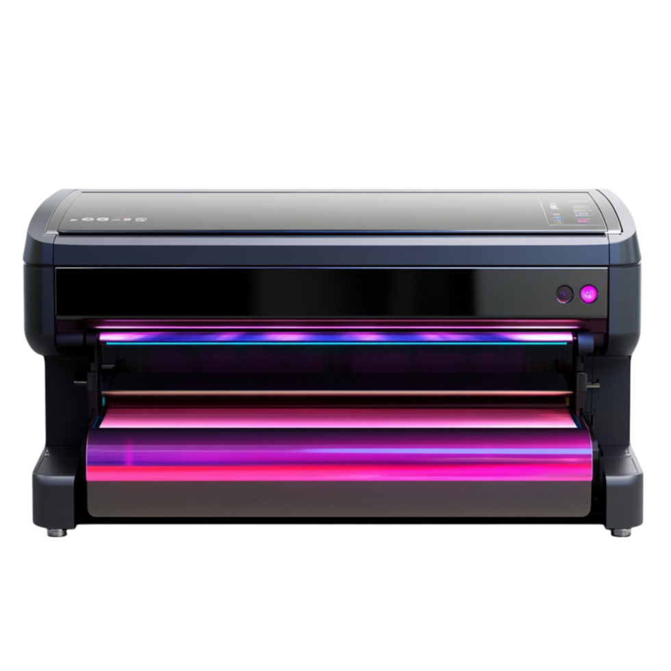Pink and Purple Color Printer Design png