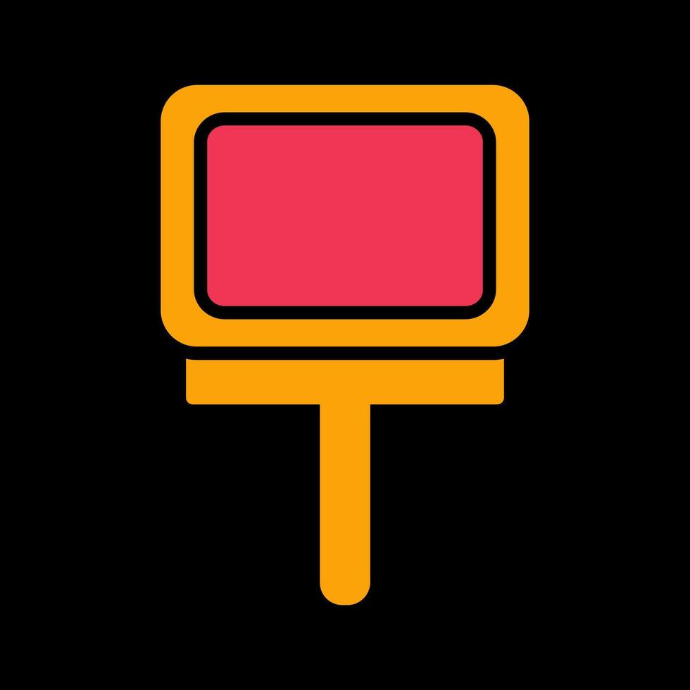 Billboard Icon Design vector