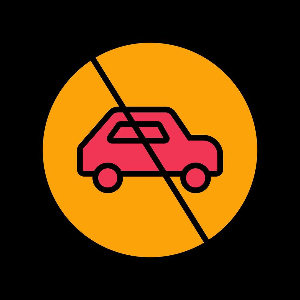 Prohibited Sign Icon Design vector