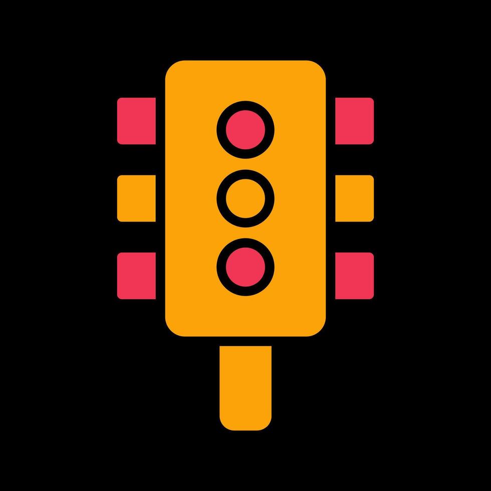 Traffic Light Icon Design vector