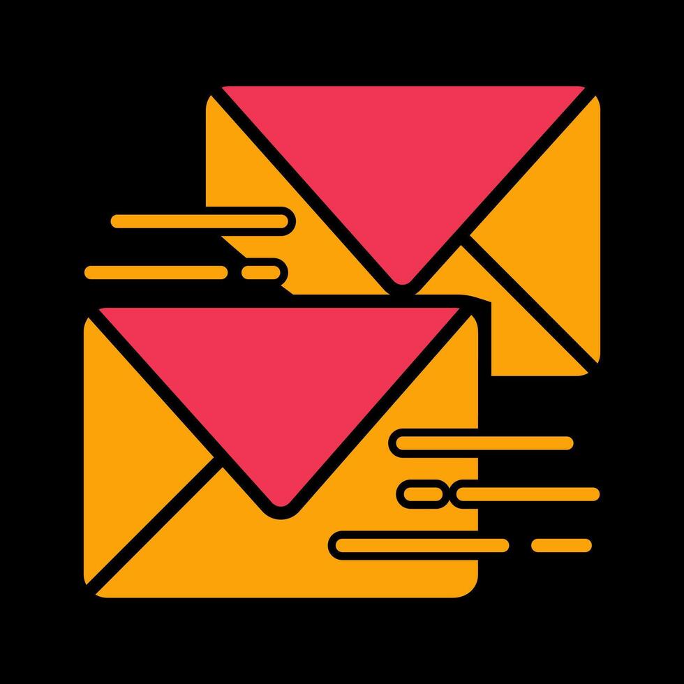 Sent Mail Icon Design vector