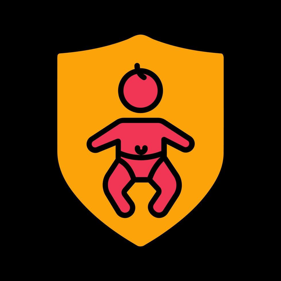 Baby Safety Icon Design vector